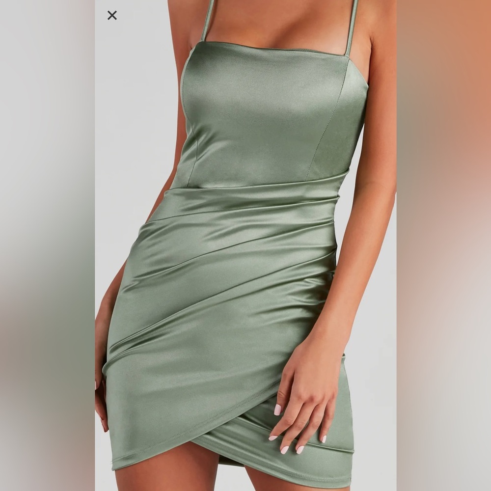 WINDSOR satin mini dress 👗